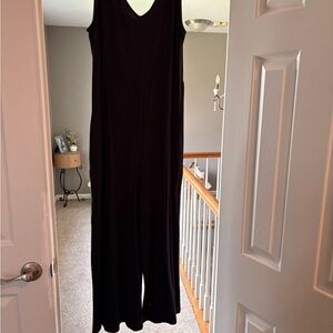 Black Sleeveless Jumpsuit